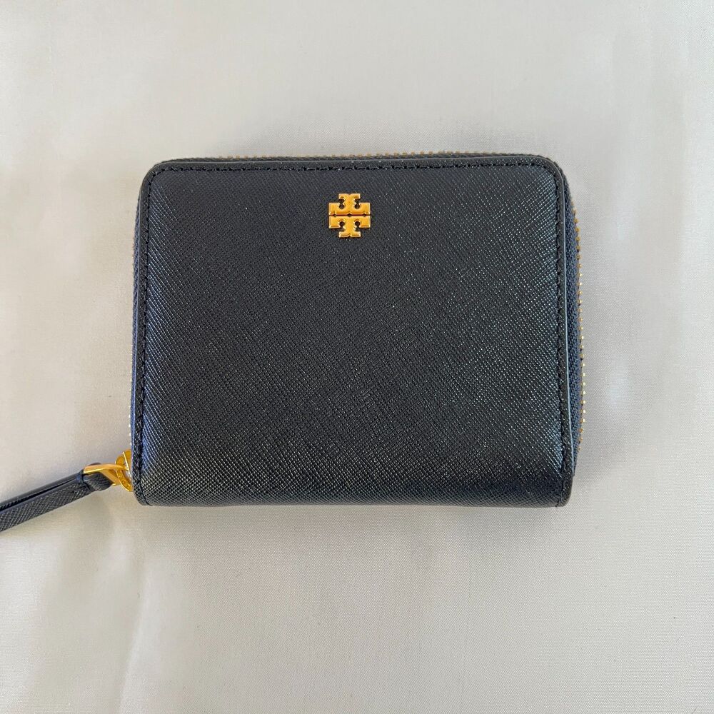 Tory Burch Emerson Medium Leather Zip Around Wallet